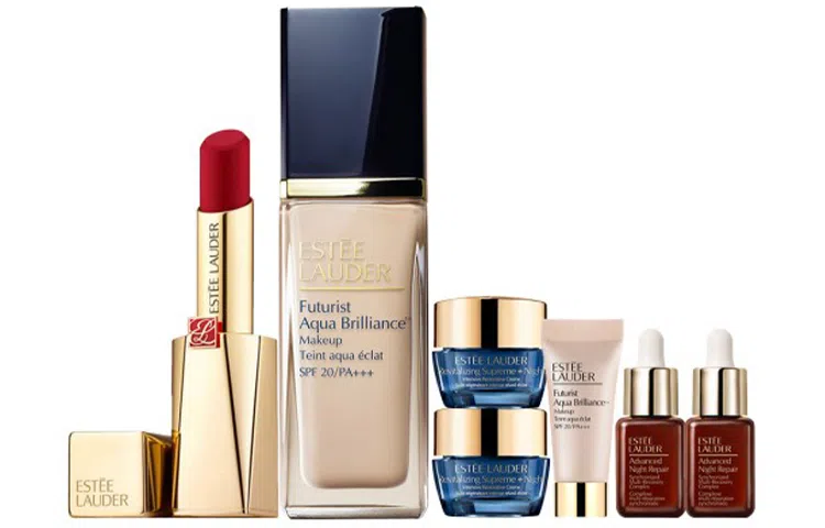 雅诗兰黛 沁水粉底液绝色魅惑限量套装