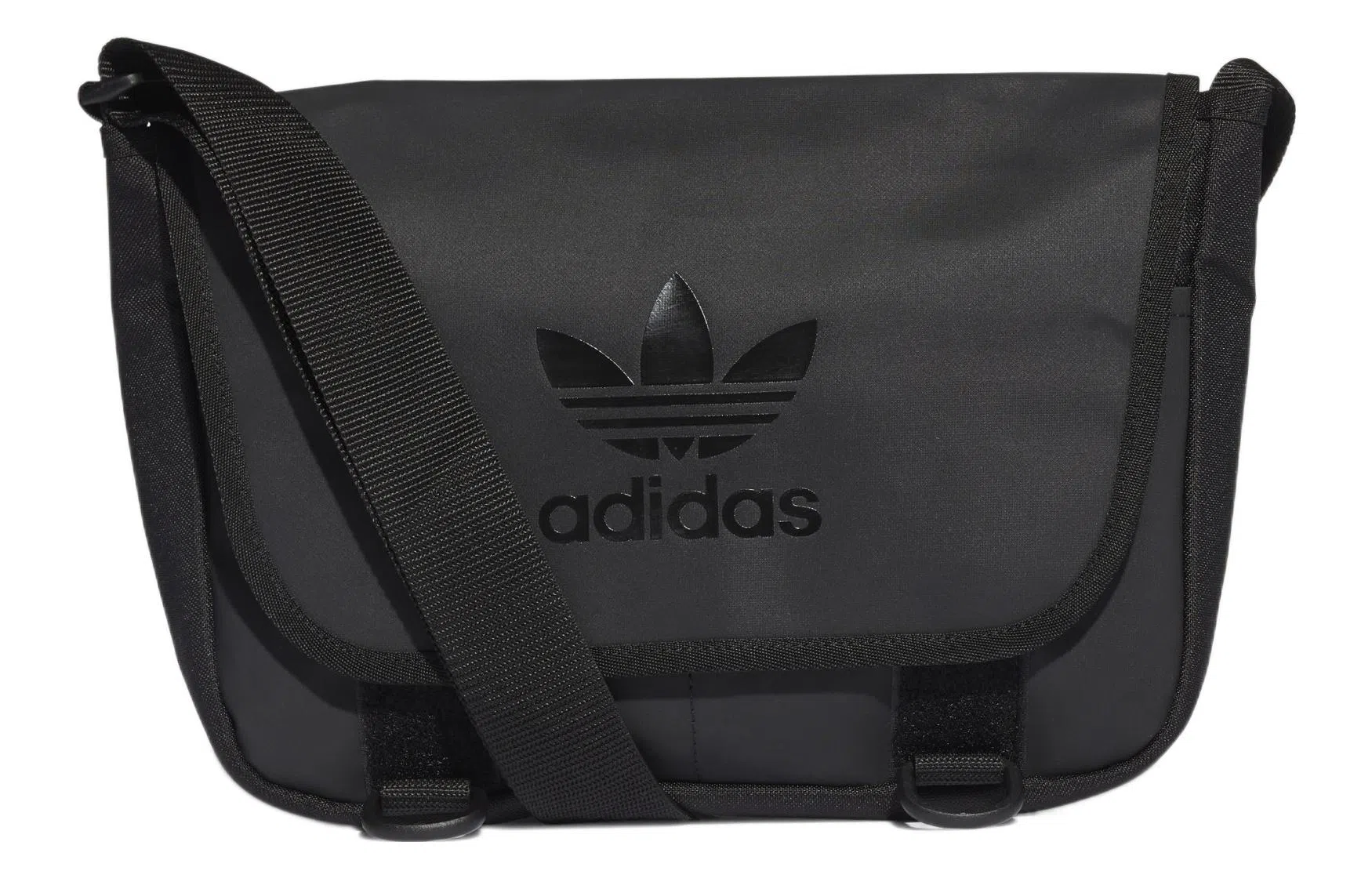 adidas Originals Large Logo TPU Messenger Bag Black