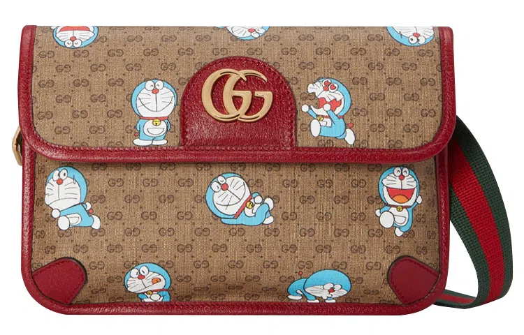 Gucci x Doraemon Chest Bag