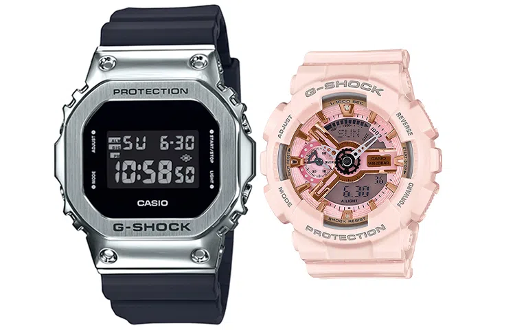 CASIO G-SHOCK GM-5600-1+GMA-S110MP-4A1ER