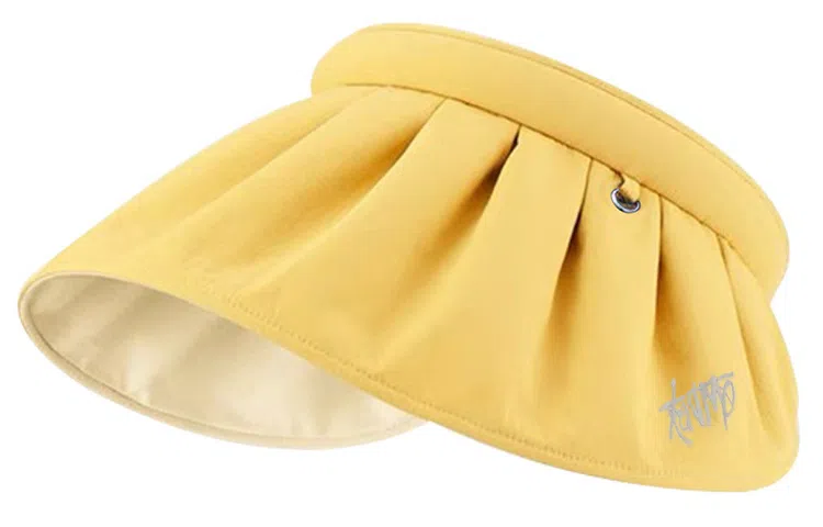 肯默 贝壳设计遮阳  发箍两用  帽身可折叠 涤纶 防晒帽 男女同款情侣款