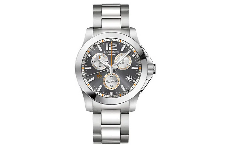 Longines Conquest Quartz 41mm Grey Dial