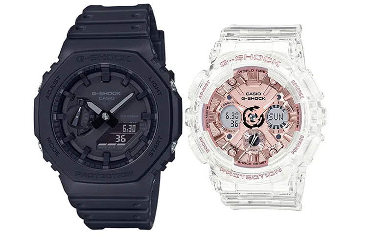 CASIO G-SHOCK GA-2100-1A1+GMA-S120SR-7AER