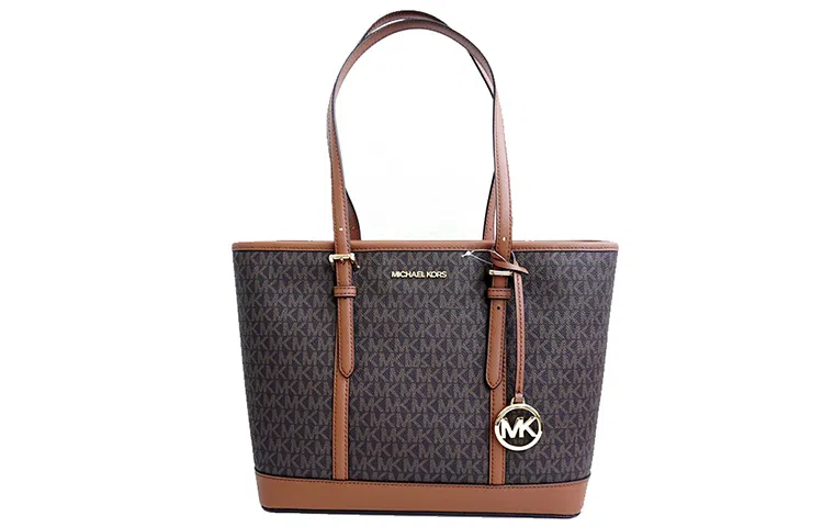 MICHAEL KORS MK Jet Set Travel Logo Tote