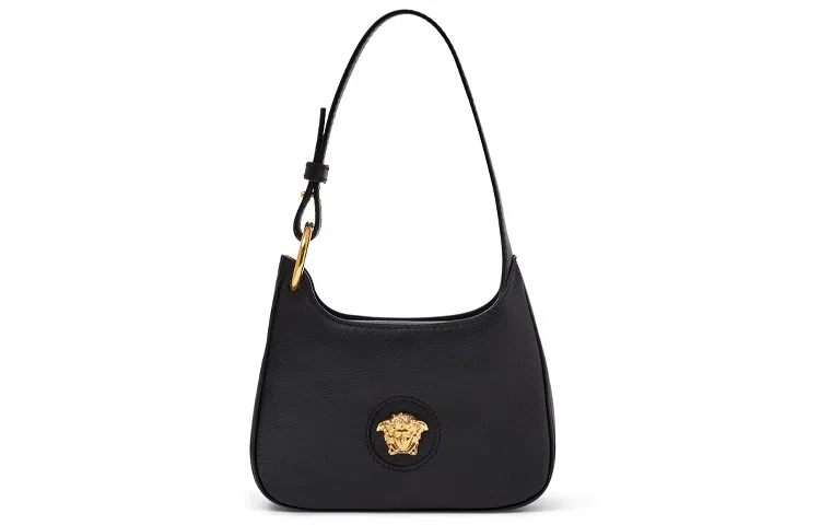 Versace La Medusa Hobo Bag Black