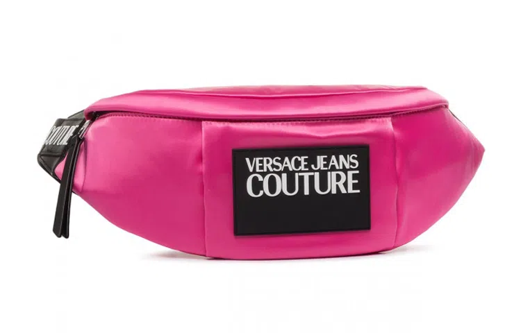 Versace Jeans Couture Logo Zip Crossbody Bag Pink