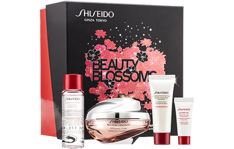 资生堂 百优丰盈紧致面霜套装 补水保湿