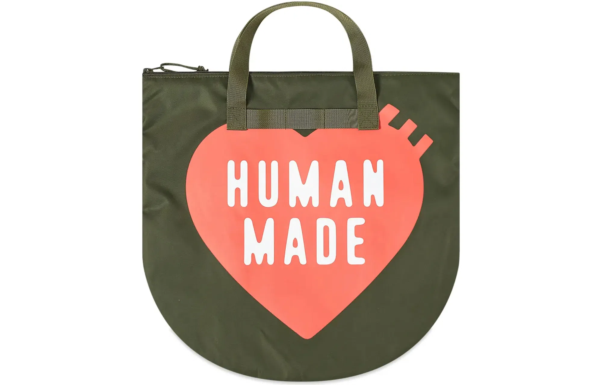 HUMAN MADE Nylon Tote Bag Military Green