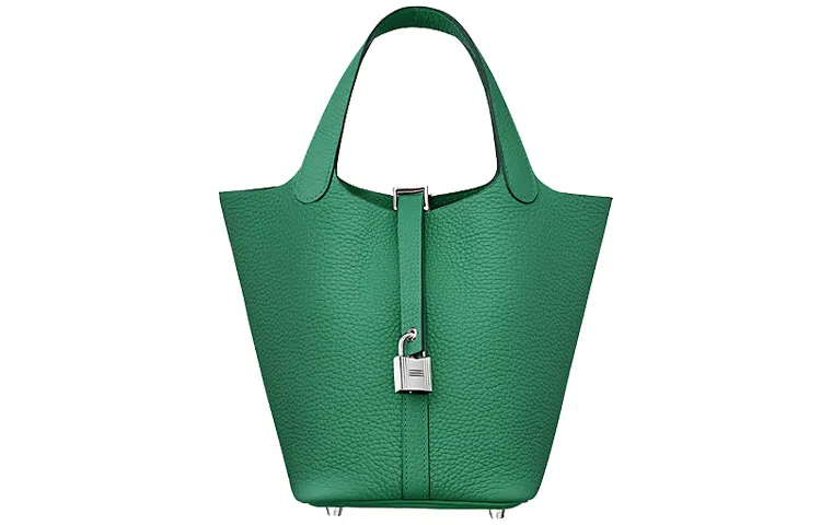 HERMES Picotin Lock 18 Clemence U4 Vert Vertigo