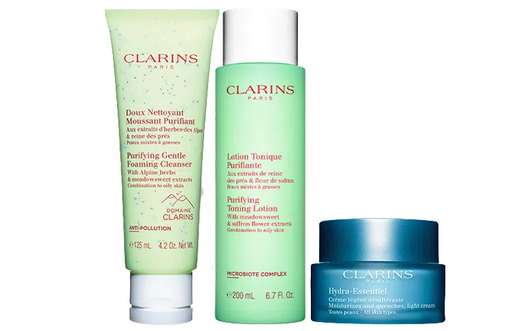 娇韵诗 乳霜版基础平衡套组 补水保湿