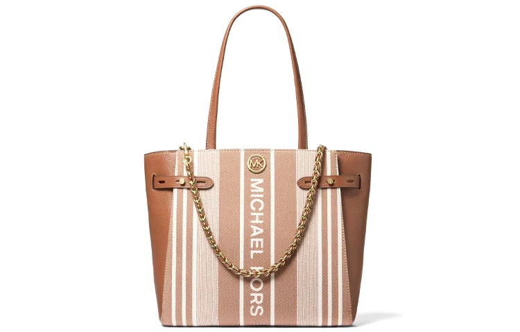 MICHAEL KORS MK Carmen Logo Tote