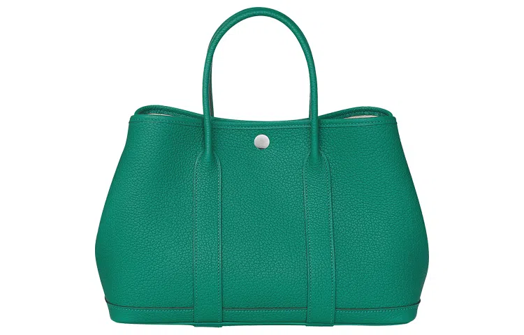 HERMES Garden Party 30 Veau Negonda U1 Vert Verone