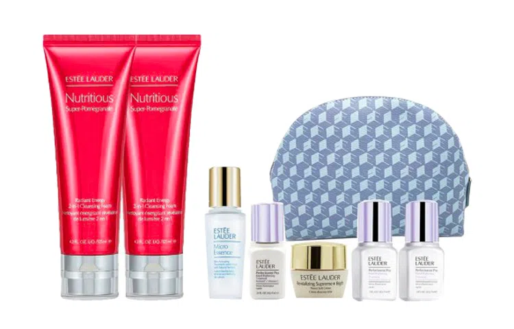 雅诗兰黛 红石榴二合一洁面乳套组 滋润