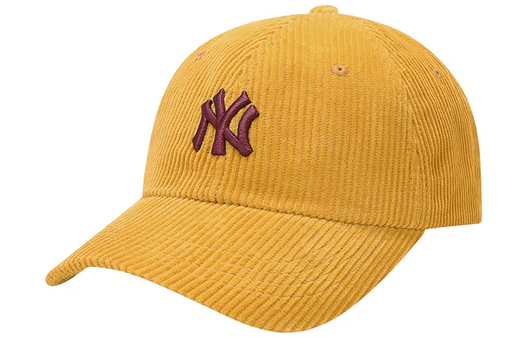 MLB Corduroy Baseball Cap Yellow