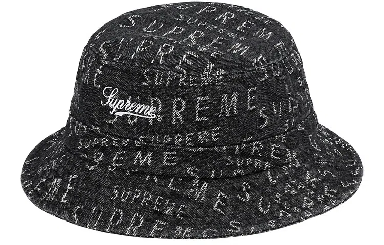 Supreme Week 17 Warp Jacquard Logos Denim Crusher