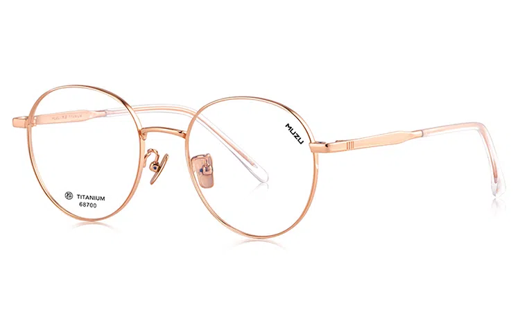 MUZU Round Frame Eyeglasses
