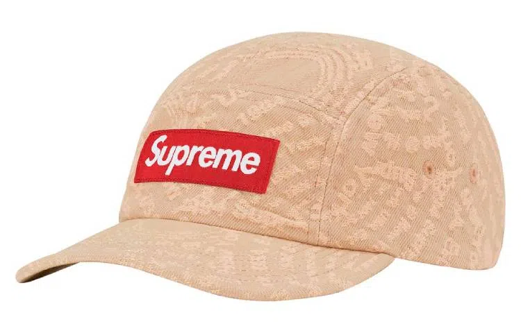 Supreme Circles Jacquard Denim Camp Cap
