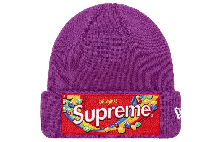 Supreme Week 14 SupremeSkittlesNew Era Beanie Logo