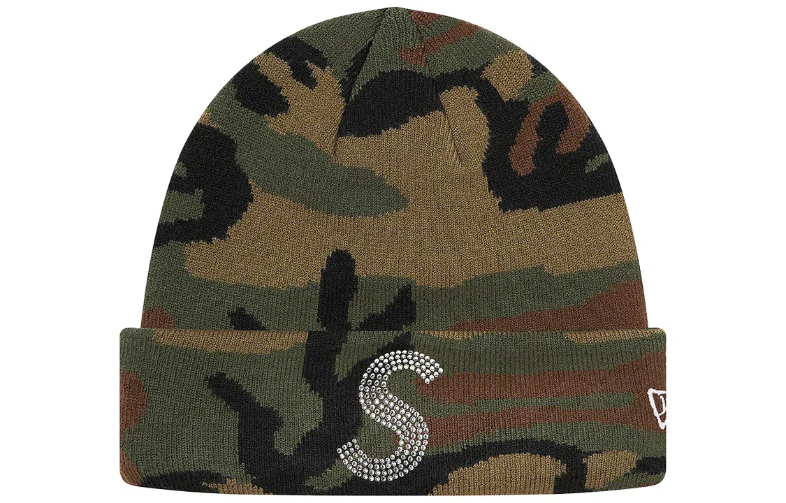 Supreme Week 6 New Era Swarovski S Logo Beanie