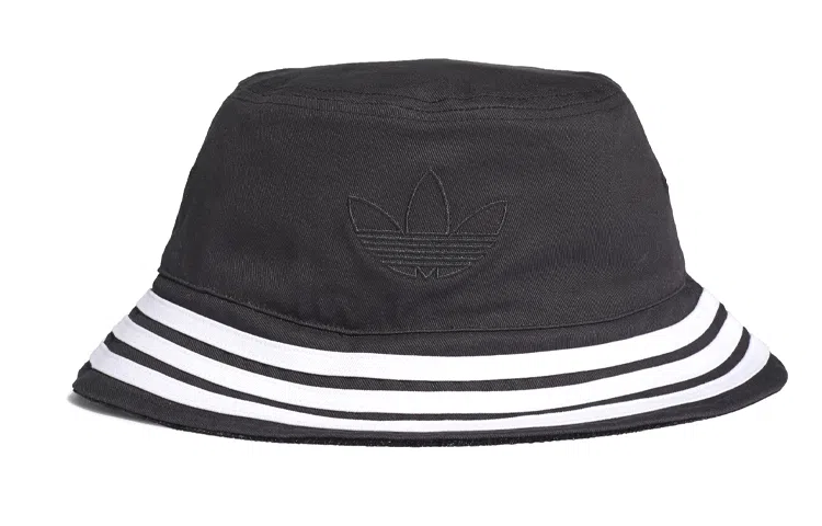 adidas Logo Striped Bucket Hat