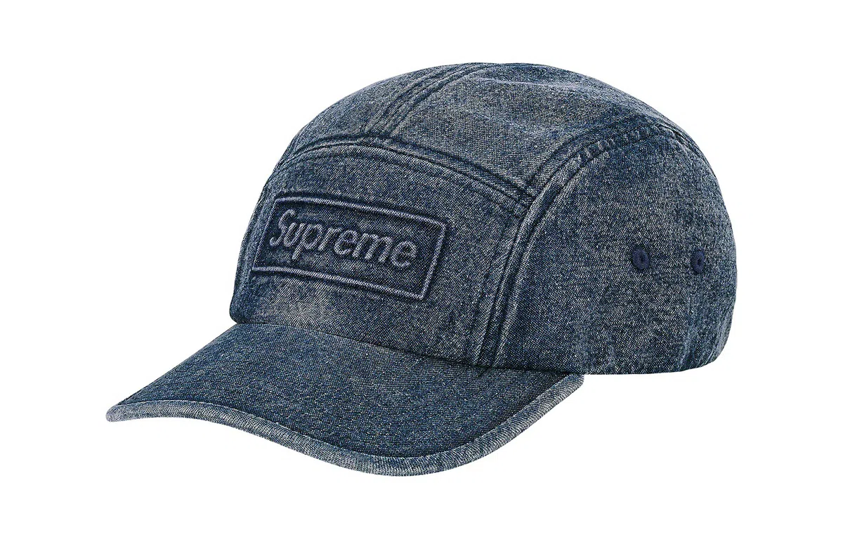 Supreme SS20 Week 19 Embossed Denim Camp Cap