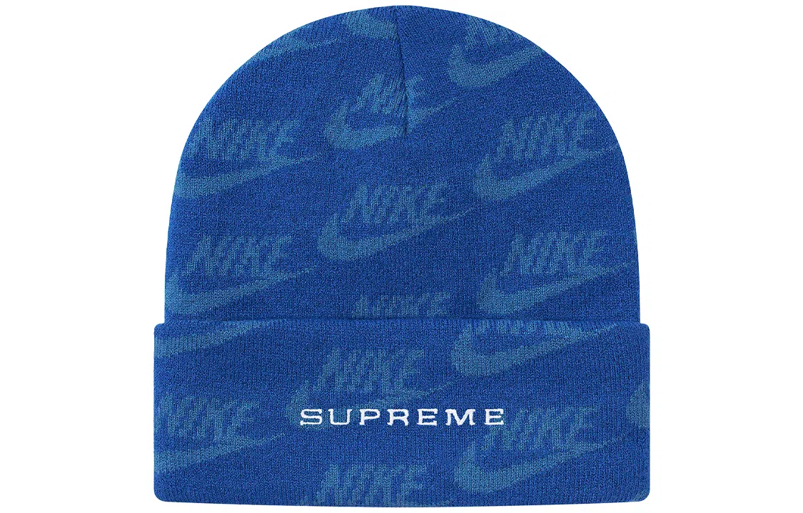 Supreme Week 3 Nike Jacquard Logos Beanie logo