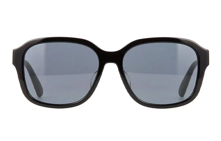 Gucci Aviator Sunglasses Black 57mm