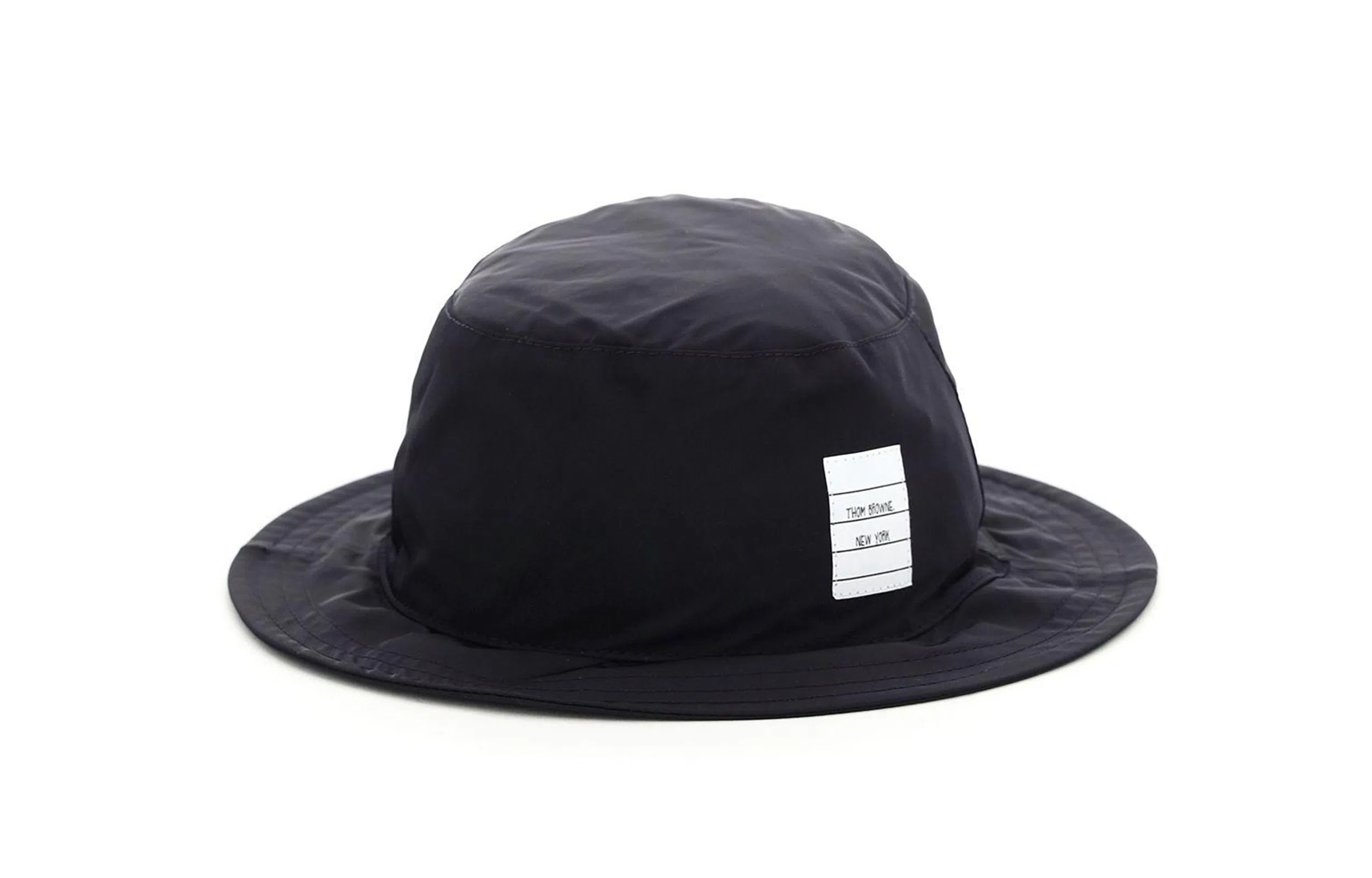 Thom Browne 4-Bar Bucket Hat Navy