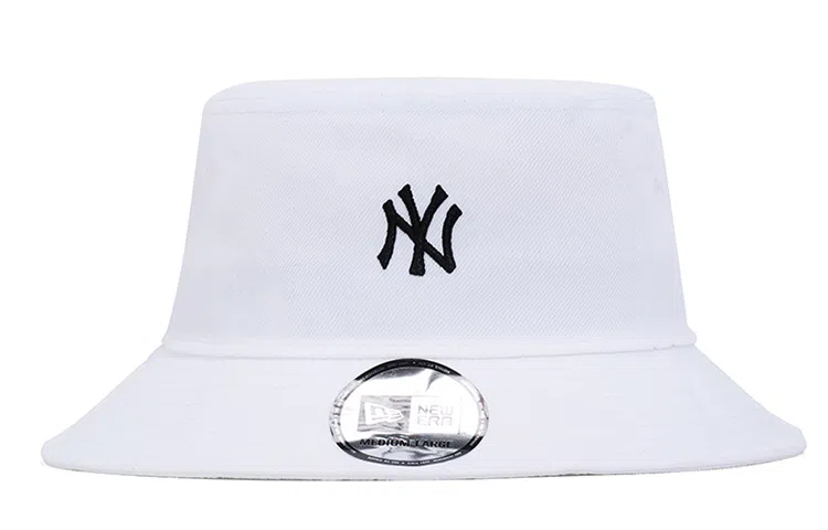 New Era NY White Bucket Hat