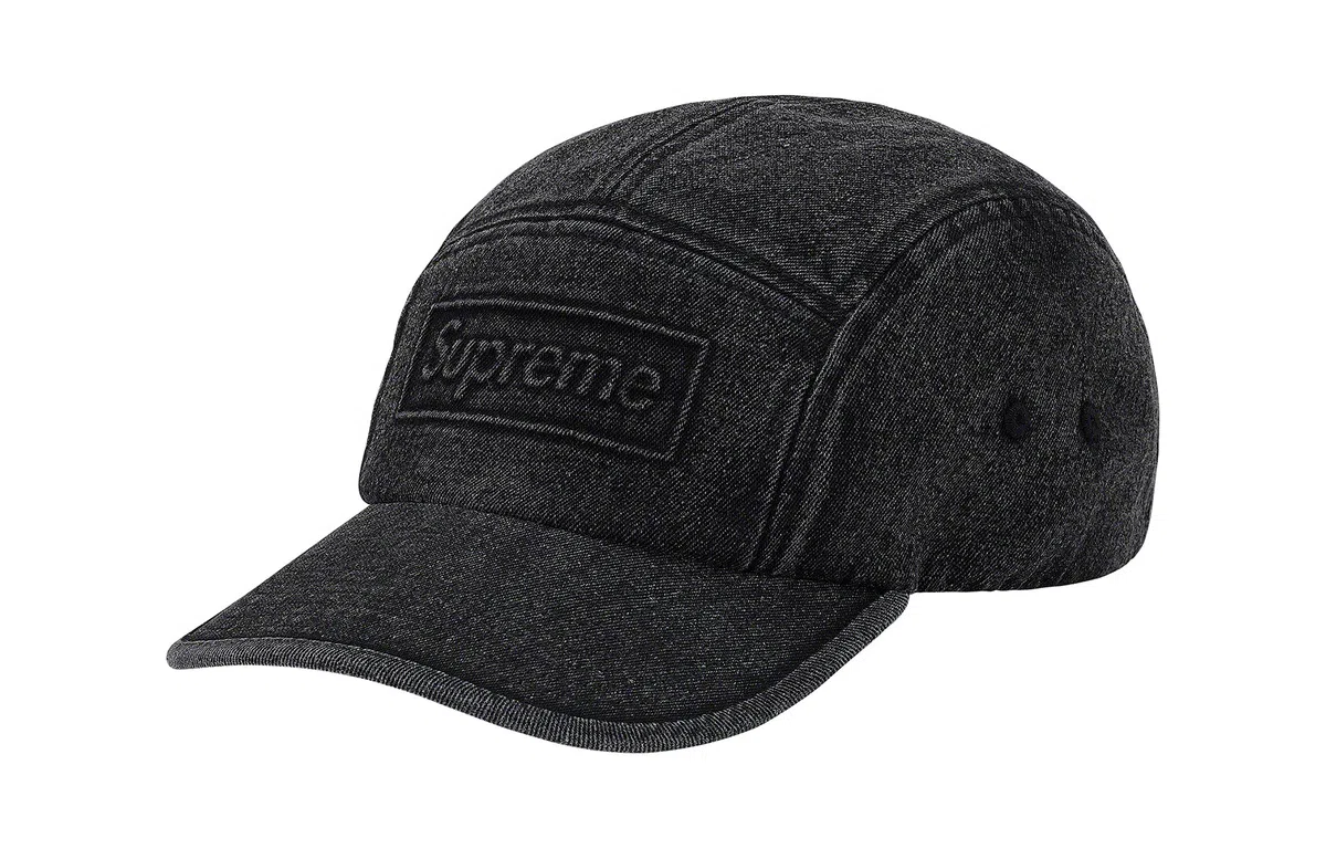 Supreme SS20 Week 19 Embossed Denim Camp Cap