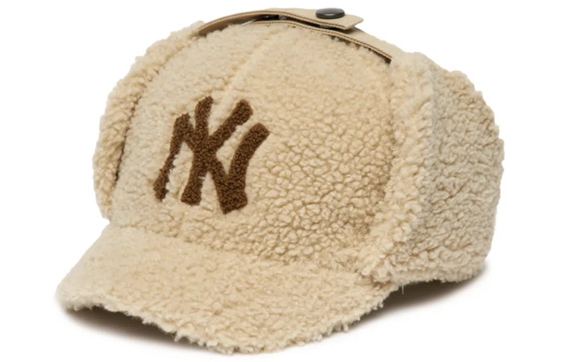 MLB Logo Cap Beige