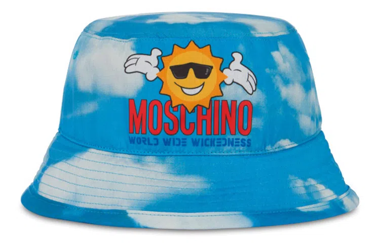Moschino x One Piece Bucket Hat Blue