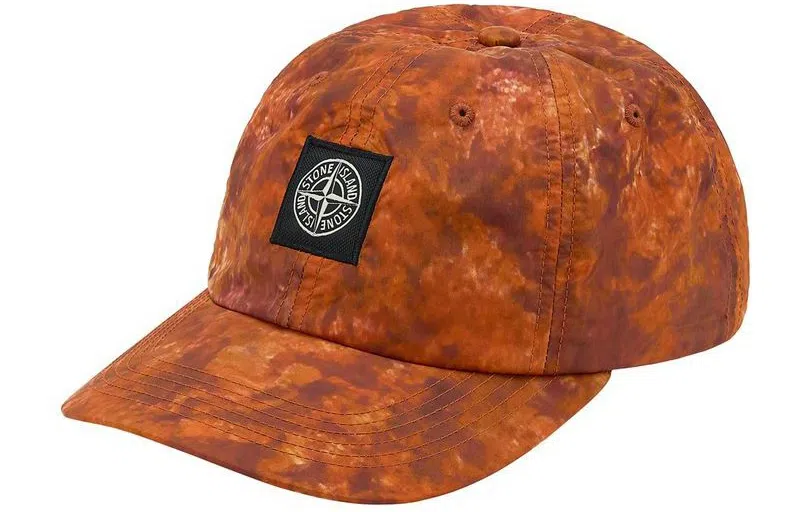 Supreme FW20 Week 13 SupremeStone Island Painted Camo Nylon 6-Panel