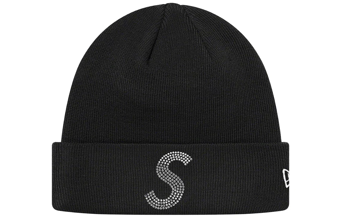 Supreme Week 6 New Era Swarovski S Logo Beanie