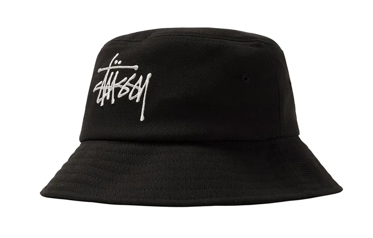 Stussy Big Logo Twill Bucket Hat