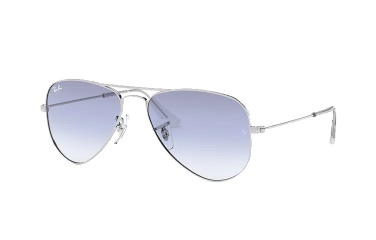 RayBan RJ9506S Silver Light Blue Gradient