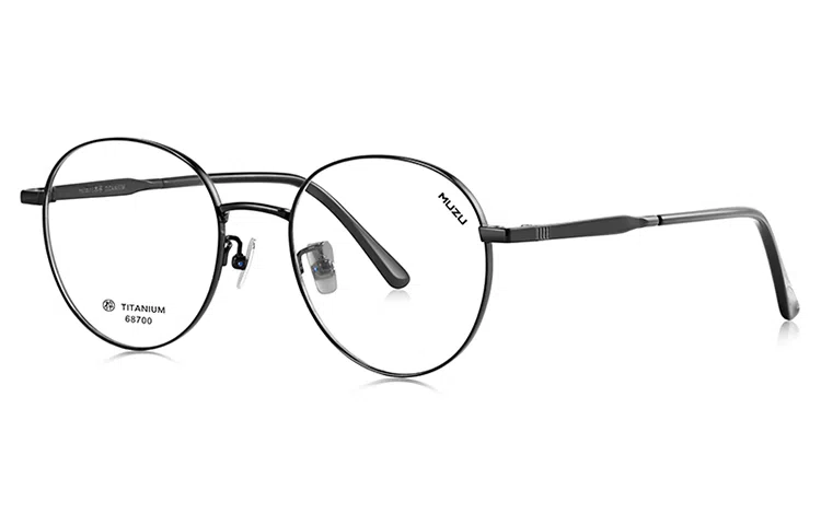 MUZU Round Frame Eyeglasses