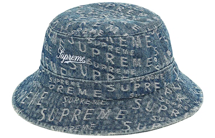 Supreme Week 17 Warp Jacquard Logos Denim Crusher