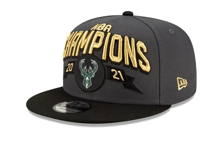 New Era NBA Champions Cap Bucks