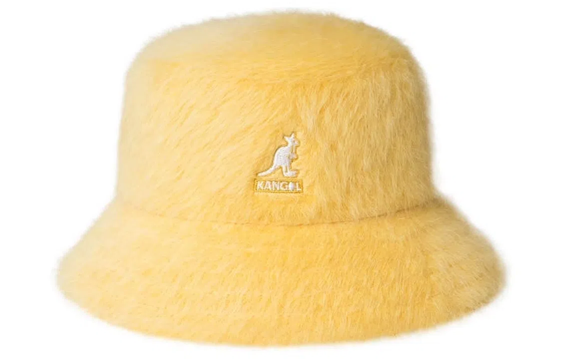 Kangol Classic Logo Bucket Hat Yellow