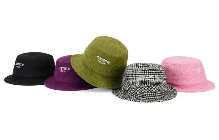 Supreme Harris Tweed Classic Logo Crusher