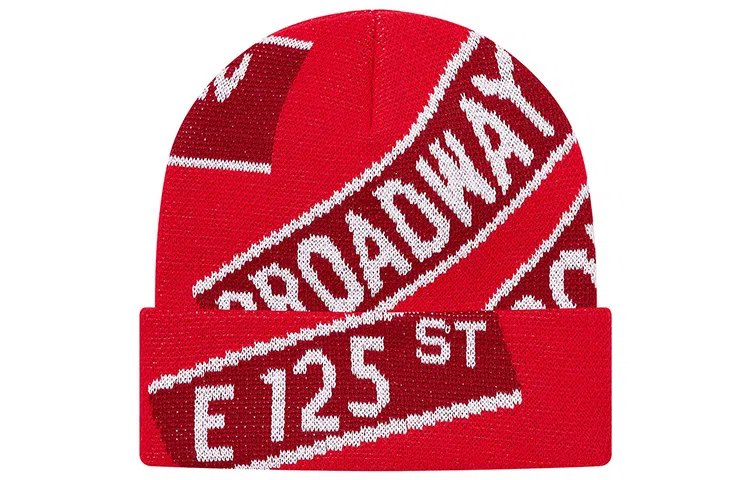 Supreme Street Signs Beanie