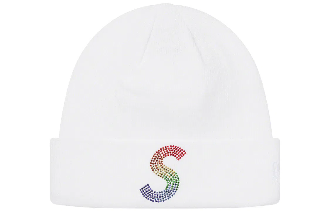 Supreme Week 6 New Era Swarovski S Logo Beanie