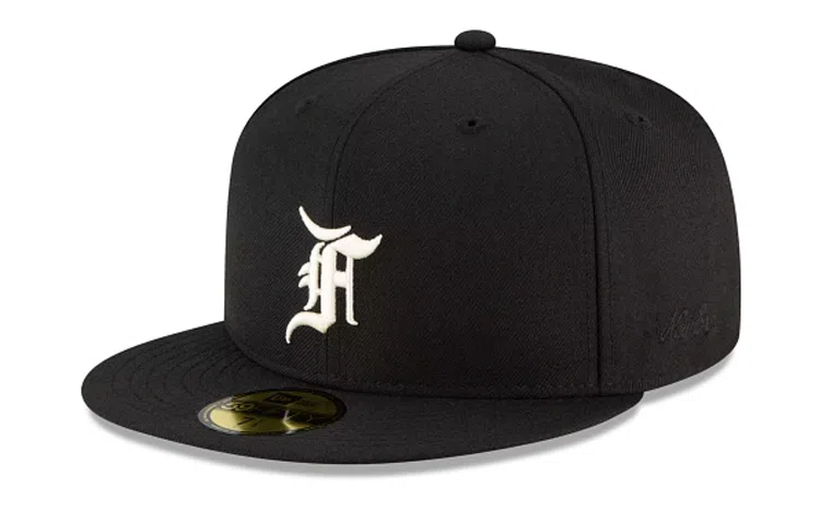 Fear of God Essentials Logo Wool Blend Baseball Cap Black