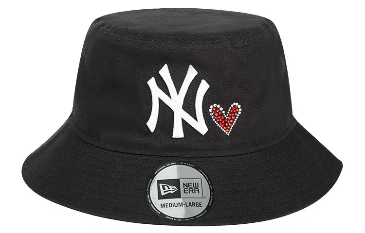 New Era x MLB Swarovski Heart NY Bucket Hat