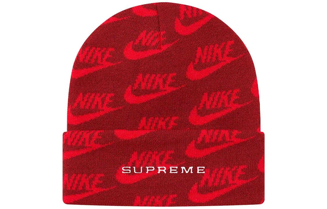 Supreme Week 3 Nike Jacquard Logos Beanie logo