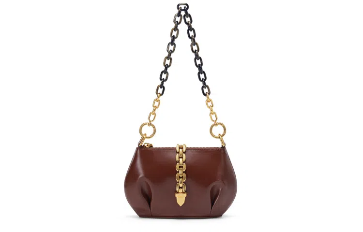 Charles & Keith Chocolate Chain Bag