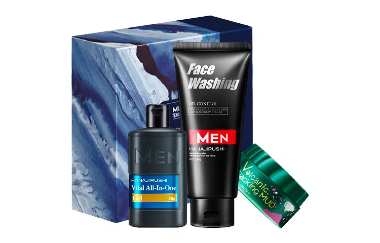 花印 男士保湿控油清洁套装