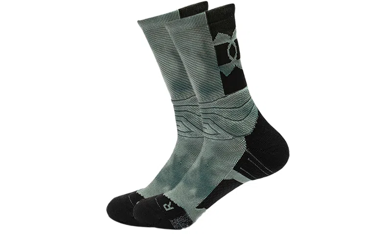Under Armour Logo Crew Socks Green