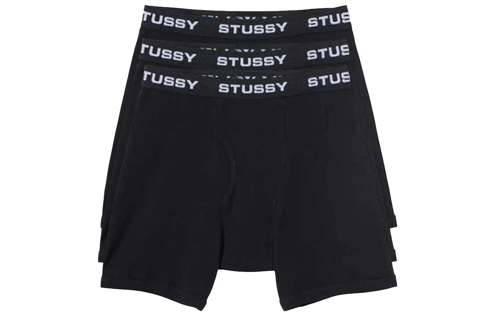 Stussy Boxer Briefs 3-Pack Black